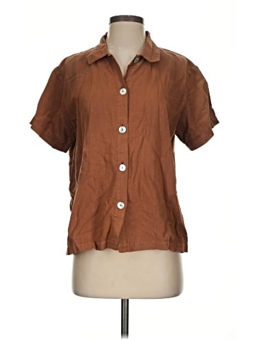 Hot Cotton by Marc Ware Short Sleeve Blouse (view 1)