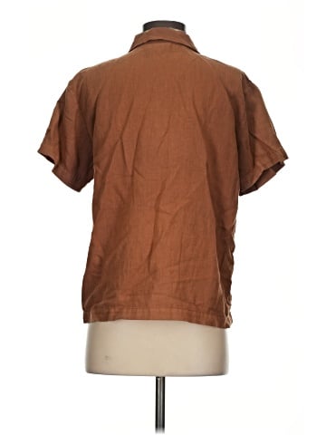 Hot Cotton by Marc Ware Short Sleeve Blouse (view 2)