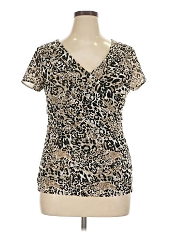 Style&Co Short Sleeve Blouse (view 1)