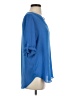 Chaus 100% Polyester Blue 3/4 Sleeve Blouse Size S - photo 4