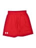 Under Armour 100% Polyester Solid Red Athletic Shorts Size 6 - photo 1