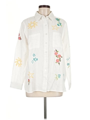 Coldwater Creek Long Sleeve Button-Down Shirt (view 1)