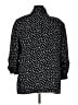 Chico's 100% Polyester Polka Dots Black Blazer Size XL (3.5) - photo 2