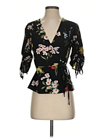 Topshop 3/4 Sleeve Blouse (view 1)
