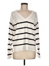Bobeau Stripes Ivory Pullover Sweater Size M - photo 1