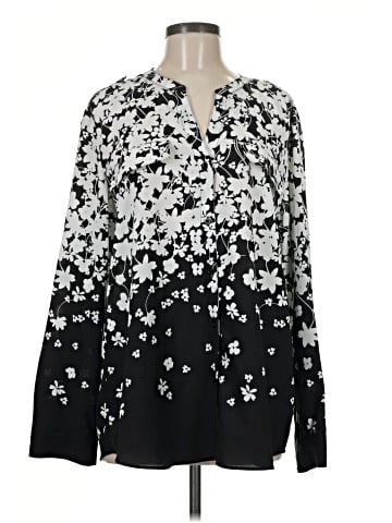 Calvin Klein Long Sleeve Blouse (view 1)