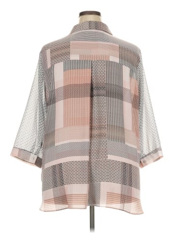 Rose + Olive 3/4 Sleeve Blouse (view 2)