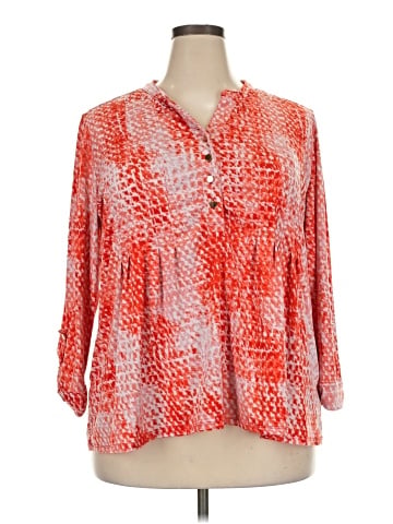 Premise Studio 3/4 Sleeve Blouse (view 1)