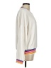 Evereve Stripes Ivory Pullover Sweater Size M - photo 4
