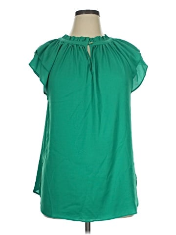 Ann Taylor Short Sleeve Blouse (view 1)