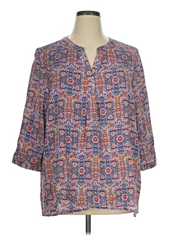 Paraphrase 3/4 Sleeve Blouse (view 1)