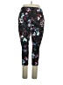 Avia Floral Black Active Pants Size 1X - photo 2