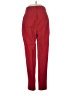 Express Solid Red Casual Pants Size 0 - photo 2