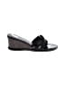 Stuart Weitzman Black Wedges Size 9 1/2 - photo 1
