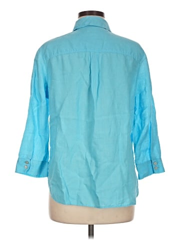 Chico's 3/4 Sleeve Button-Down Shirt (view 2)