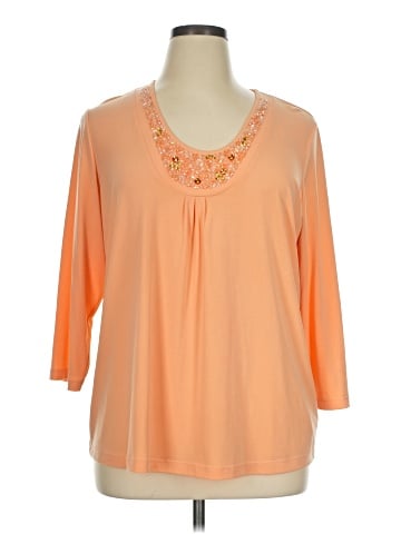 Susan Graver 3/4 Sleeve Blouse (view 1)