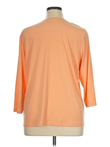 Susan Graver 3/4 Sleeve Blouse (view 2)