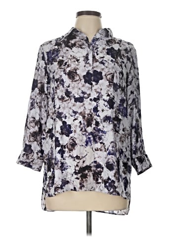 Simply Vera Vera Wang 3/4 Sleeve Blouse (view 1)