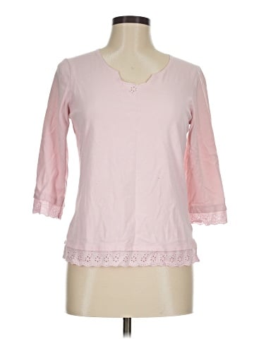 Christopher & Banks 3/4 Sleeve T-Shirt (view 1)