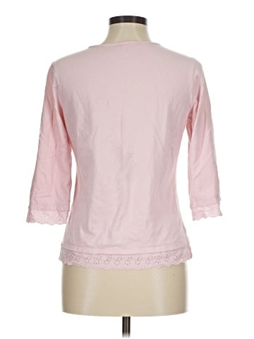 Christopher & Banks 3/4 Sleeve T-Shirt (view 2)