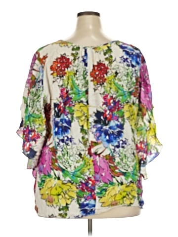 Karen Kane 3/4 Sleeve Blouse (view 2)