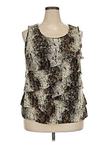Worthington Sleeveless Blouse (view 1)