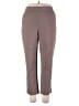 Chico's Solid Brown Active Pants Size 18 - photo 1
