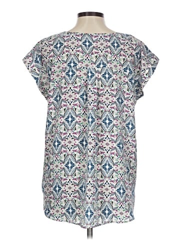 Ann Taylor LOFT Outlet Short Sleeve Blouse (view 2)