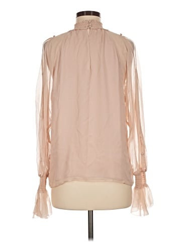 Parker Long Sleeve Silk Top (view 2)