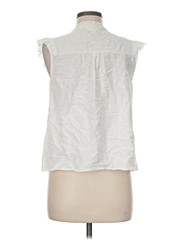 LC Lauren Conrad Sleeveless Button-Down Shirt (view 2)