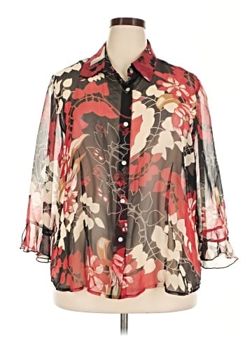 Nicola 3/4 Sleeve Blouse (view 1)