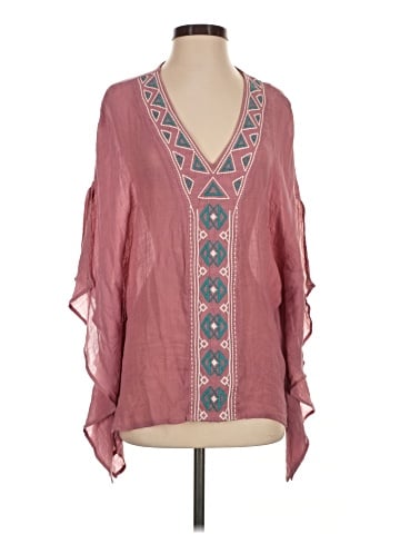 Umgee 3/4 Sleeve Blouse (view 1)