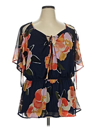 Maurices Short Sleeve Blouse (view 1)