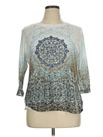 New Directions 3/4 Sleeve Blouse (view 1)