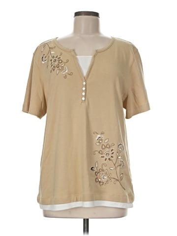 Alfred Dunner Short Sleeve Blouse (view 1)