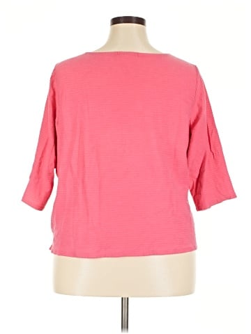 Liz Claiborne 3/4 Sleeve T-Shirt (view 2)