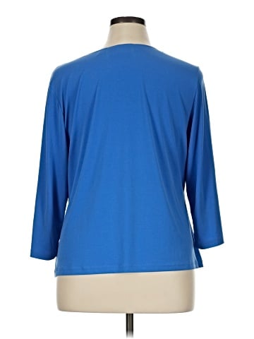 Susan Graver 3/4 Sleeve Blouse (view 2)