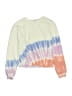 Splendid Tie-dye White Sweatshirt Size 8 - photo 1