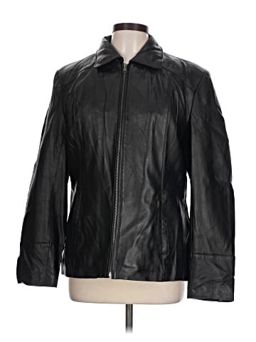Excelled Collection Leather Jacket (view 1)
