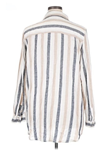 Tahari Long Sleeve Button-Down Shirt (view 2)