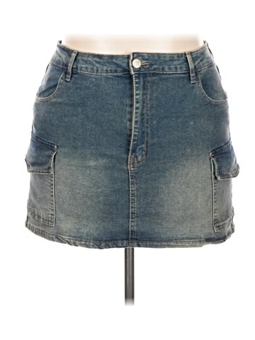 Love Culture Denim Skirt (view 1)