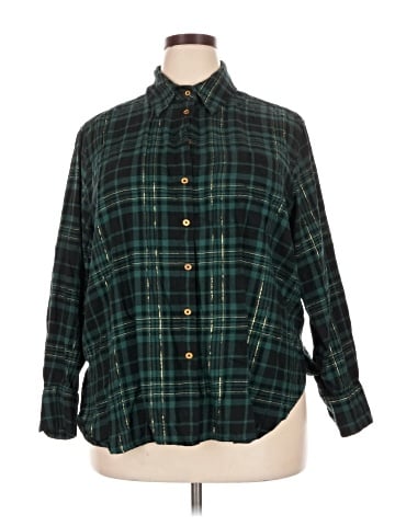 Lane Bryant Long Sleeve Polo (view 1)