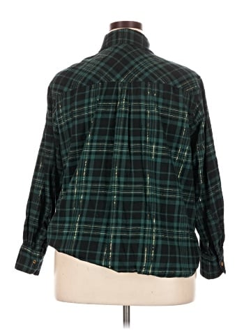 Lane Bryant Long Sleeve Polo (view 2)