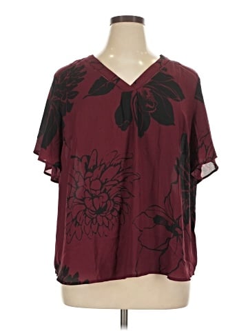 Liz Claiborne Short Sleeve Blouse (view 1)