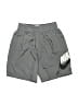 Nike 100% Polyester Graphic Gray Athletic Shorts Size M (kids) - photo 1