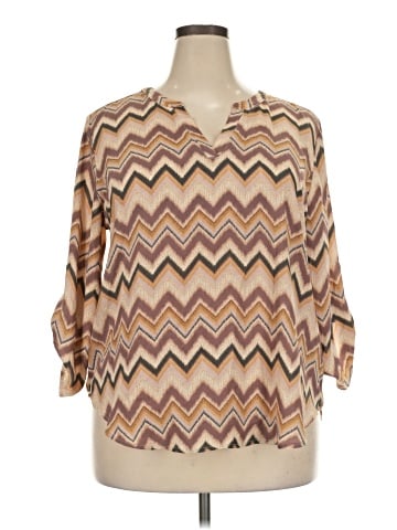 Maurices 3/4 Sleeve Blouse (view 1)