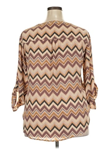 Maurices 3/4 Sleeve Blouse (view 2)