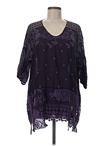 Johnny Was 3/4 Sleeve Blouse (view 1)