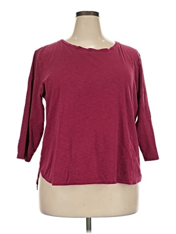 KIRKLAND Signature 3/4 Sleeve T-Shirt (view 1)