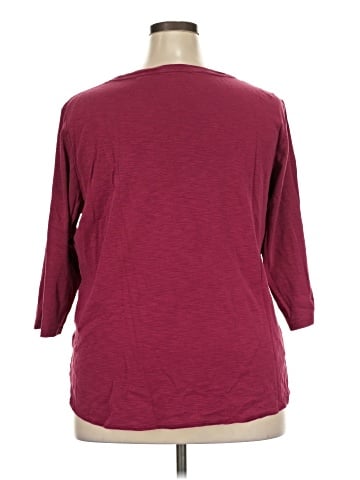 KIRKLAND Signature 3/4 Sleeve T-Shirt (view 2)